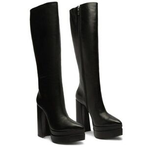 SCHUTZ Elysee Up Leather Over the Knee Boot 6.5